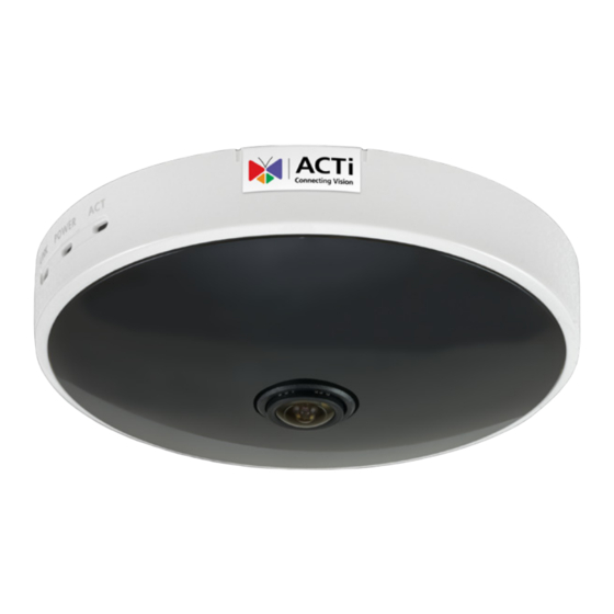 ACTi Q92 Hardware Manual