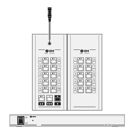 Ude PZ-510/M Manual