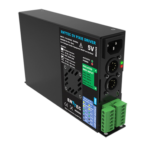 Enttec PIXIE DRIVER 5V User Manual