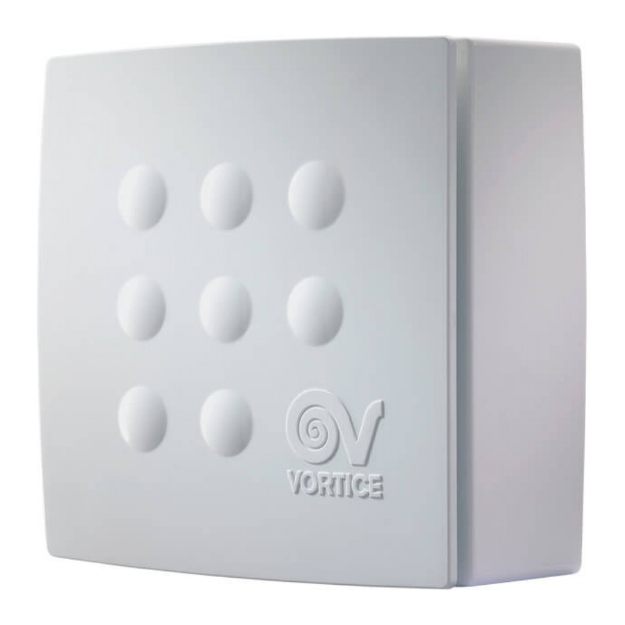 Vortice VORT QUADRO MICRO 100 I Instruction Booklet