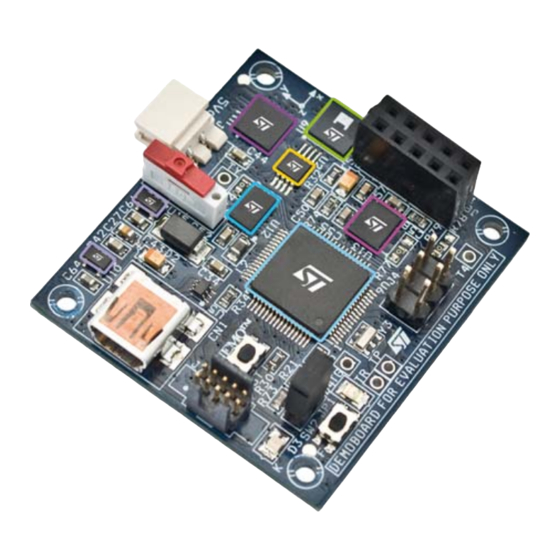 ST iNEMO STEVAL-MKI062V2 Series User Manual