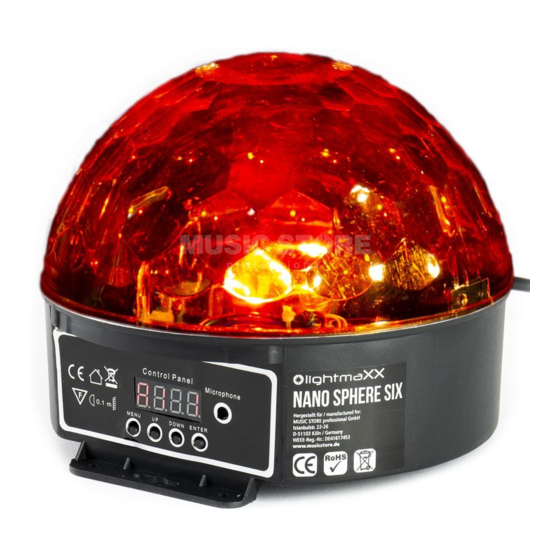 Lightmaxx Nano Sphere Six User Manual