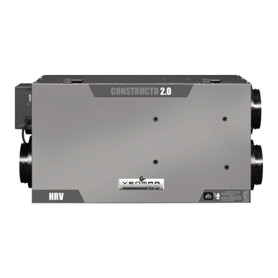 Venmar AVS CONSTRUCTO 1.5 User Manual