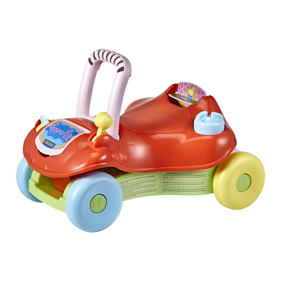 Hasbro Playskool Play Favorites Step Start Walk 'n Ride Manual