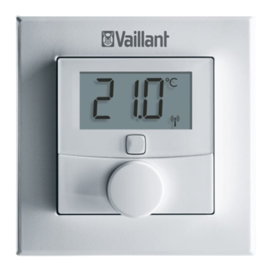 Vaillant VR 51 Operating And Installation Instructions