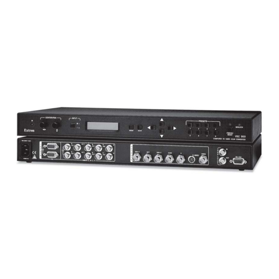 Extron electronics VSC 900 Brochure & Specs