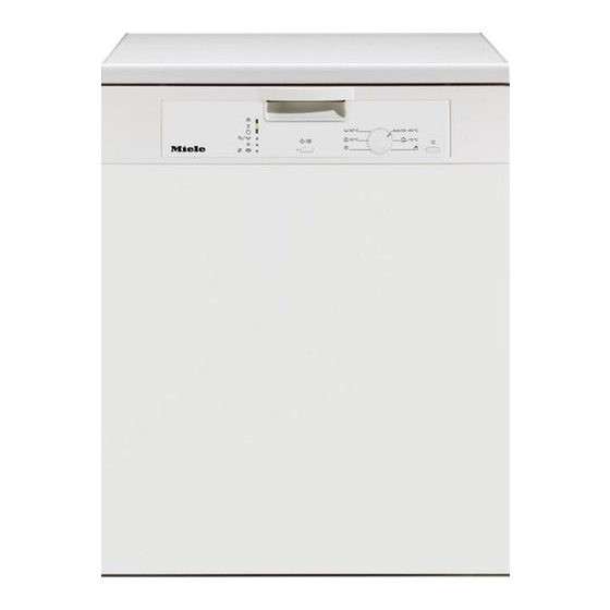Miele G 1022 SC Operating Instructions Manual