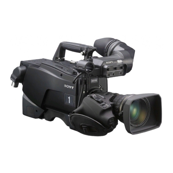 Sony HDC2500 Operation Manual