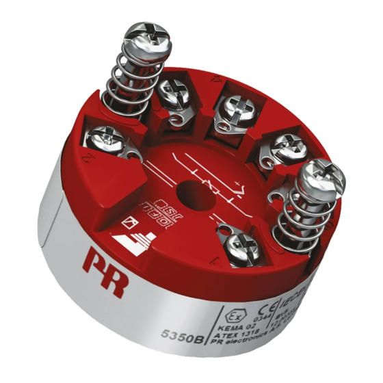 PR electronics 5350 Manual