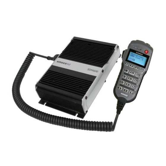 Simoco SDM622 User Manual
