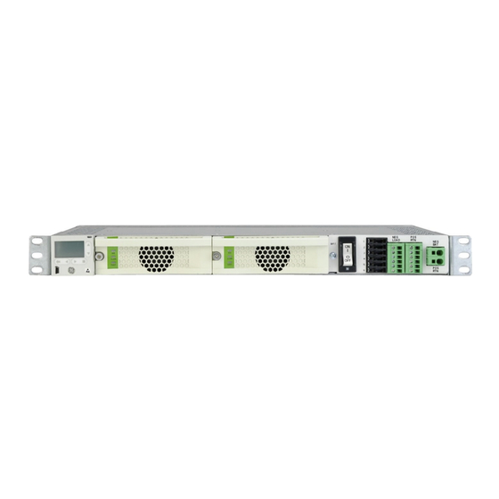 ABB Slimline Power Shelf SPS-48V Quick Start Manual