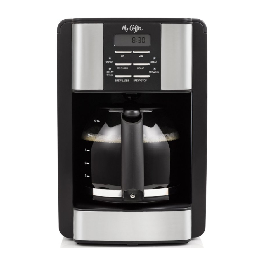 Mr. Coffee BVMC-EHX12BL-115, EHX JPX Series - Coffee Maker Manual