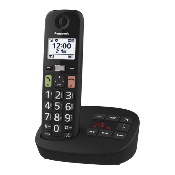 Panasonic KX-TGU130E Operating Instructions Manual