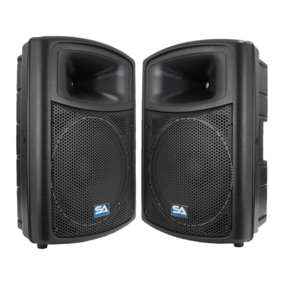 Seismic Audio PWS-15 Operating Manual