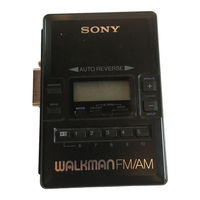 Sony WM-BF62 Service Manual