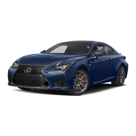 Lexus RC F Owner's Manual