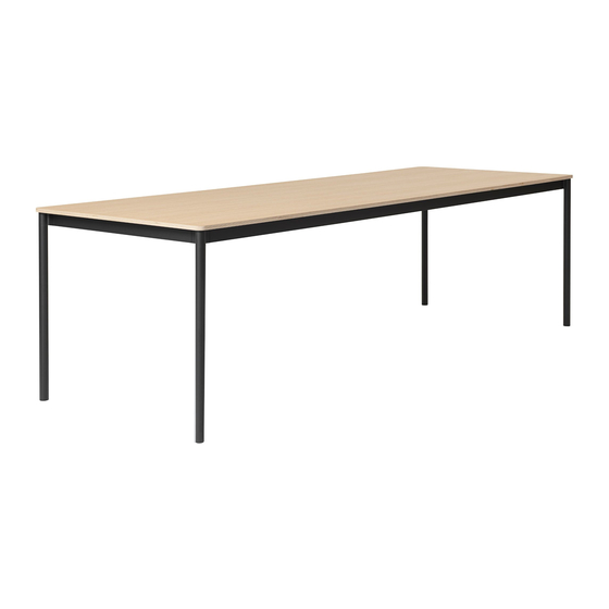 De Projectinrichter Muuto Base Table Manual