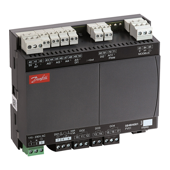 Danfoss 084B4081 Installation Manual