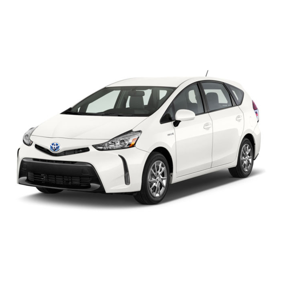 Toyota PRIUS v 2017 Manuals