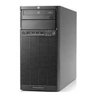HP ProLiant ML110 Generation 4 Installation Sheet