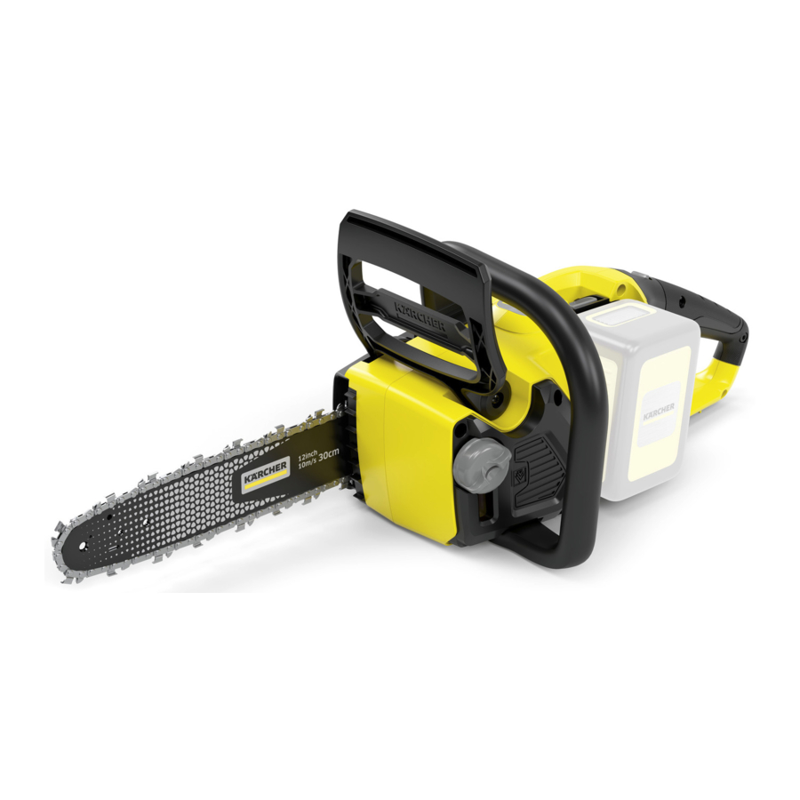 Kärcher CNS 18-30 Battery - Chain Saw Manual