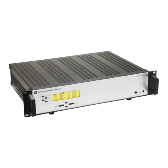 Danish Interpretation Systems DCS 600 User Manual