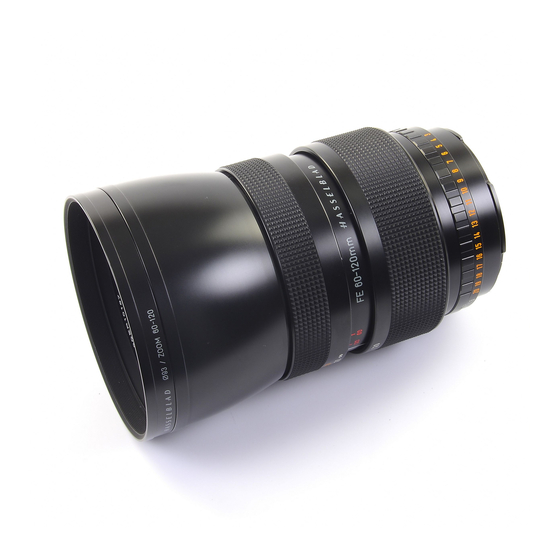 Hasselblad FE 4.8/60 Specification Sheet