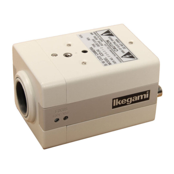 Ikegami ICD-34 Instruction Manual