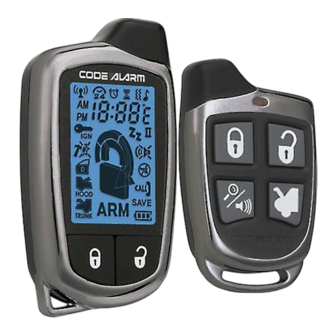 Code Alarm CA 1550 Owner's Manual