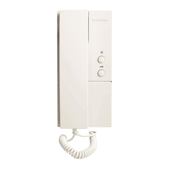 Commax DP-MHP User Manual