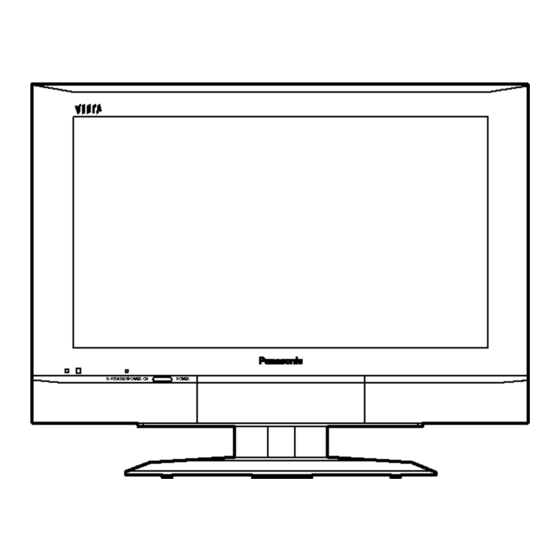 User Manuals: Panasonic TC32LX50 - LCD COLOR TV 32-Inch