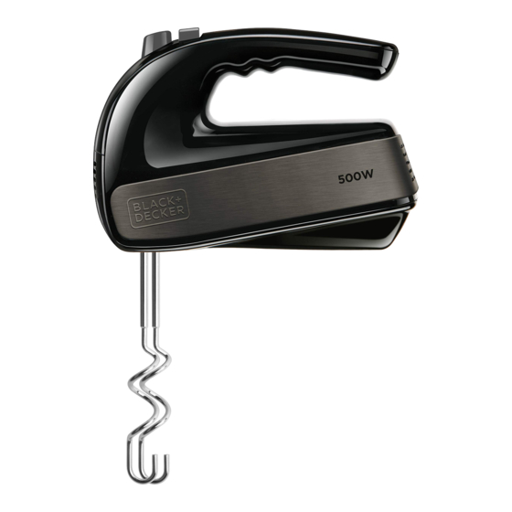 Black+Decker BXMX500E Manual