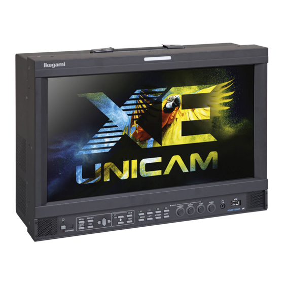 Ikegami HQLM-1720WR Operation Manual
