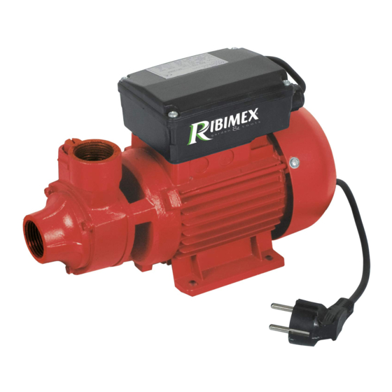 Ribimex PRPC115 User And Maintenance Manual