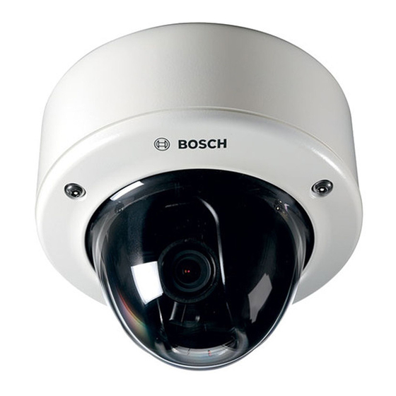 Bosch FLEXIDOME IP 7000 VR Manuals