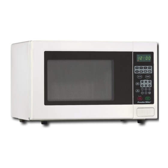 Proctor-Silex Microwave Oven 87025 Owner's Manual