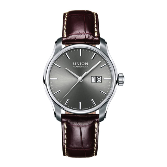 UNION GLASHÜTTE/SA U-2896 User Manual