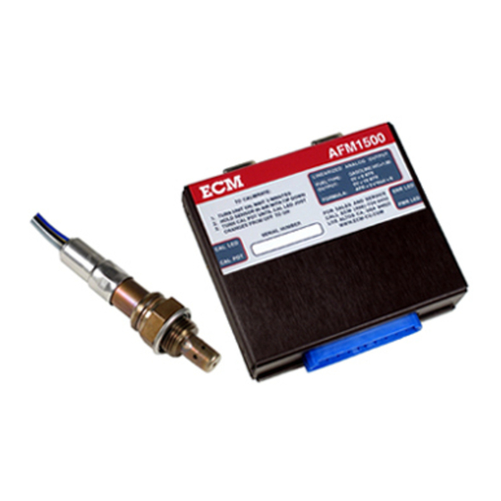ECM AFM1000 Instruction Manual