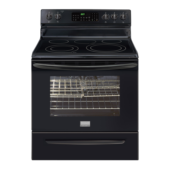 Frigidaire FGEF3034KB - Gallery - Convection Range Uso Y Cuidado