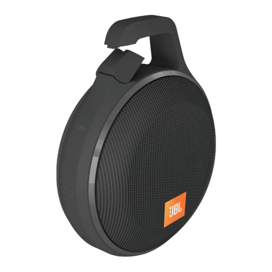 JBL Clip+ Quick Start Manual