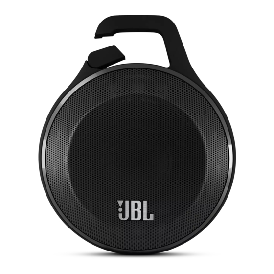 JBL CLIP User Manual