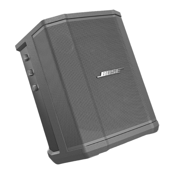 Bose S1 Pro Owner's Manual