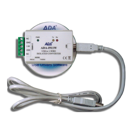 CEL-MAR ADA-I911W User Manual