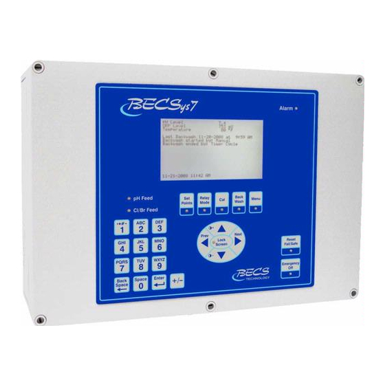 BECS BECSys7 230VAC Operation And Maintenance Manual