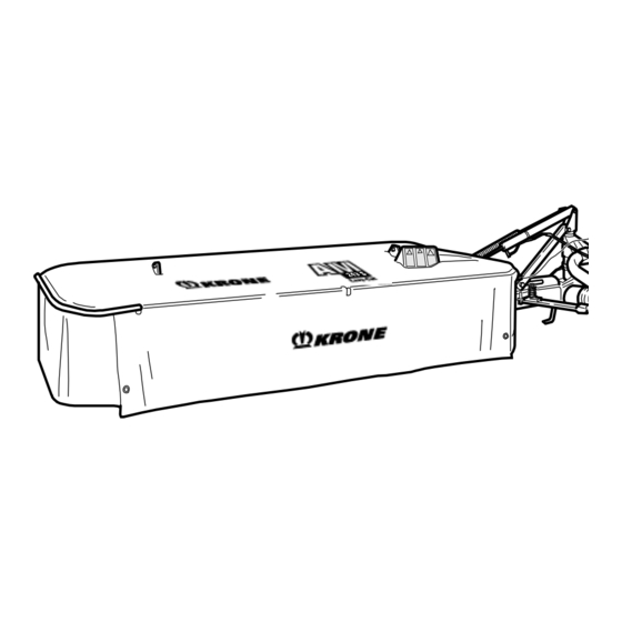 Krone AM 203 S Original Operating Instructions