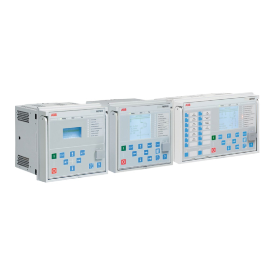 ABB RELION 611 Series Technical Manual