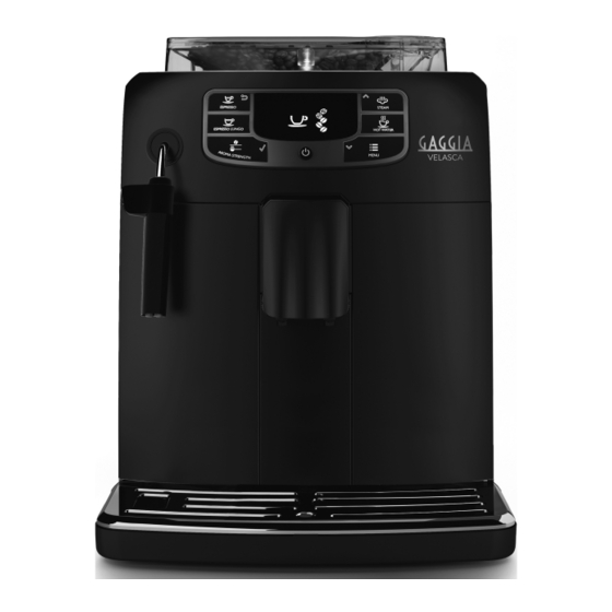 Gaggia Milano VELASCA User Manual