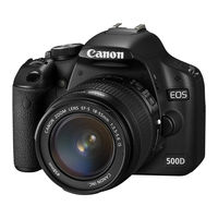 Canon REBEL T1I EOS 500D Instruction Manual