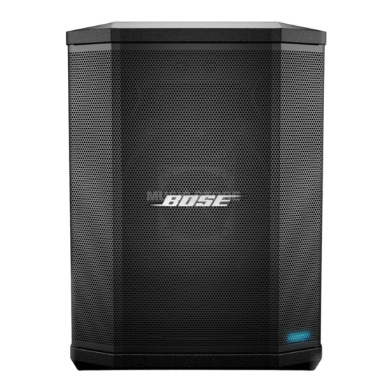 Bose S1 Pro+ Troubleshooting Tips