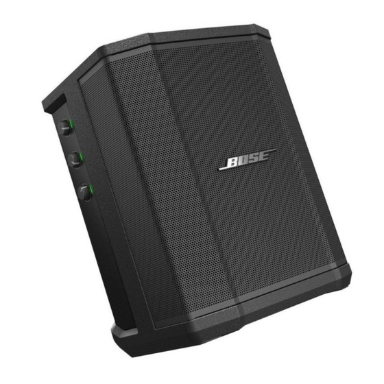 Bose S1 Pro Setup Instructions